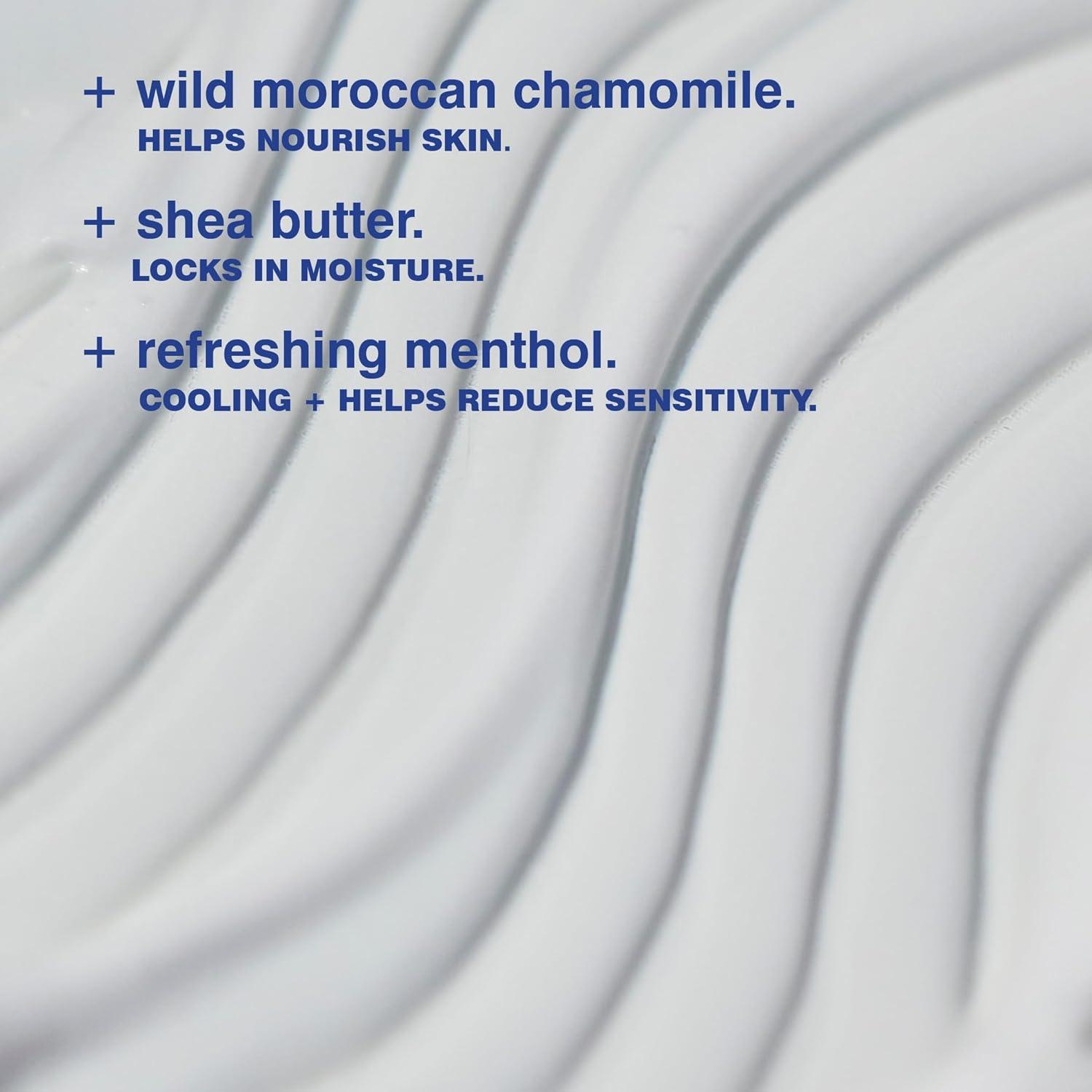 imageMALINGOETZ Chamomile Shave Cream Nourishing Shaving Cream with Wild Moroccan Chamomile Shea Butter Glycerin Squalane Smooth Close Shave for Face Body Vegan CrueltyFree 5 Fl Oz