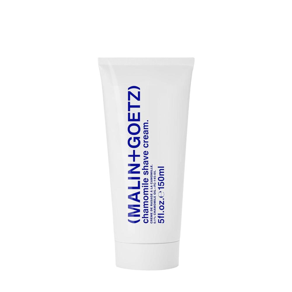 imageMALINGOETZ Chamomile Shave Cream  Nourishing Shaving Cream with Wild Moroccan Chamomile Shea Butter Glycerin  Squalane  Smooth  Close Shave for Face  Body  Vegan  CrueltyFree 5 Fl Oz