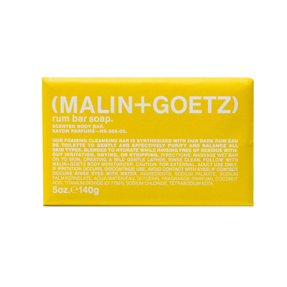 imageMalin Goetz Bar Soap 5 Oz Body Soap for All Skin Types Gentle Soap Bar for Men ampamp Women Bath Soap for Body ampamp HandsRum
