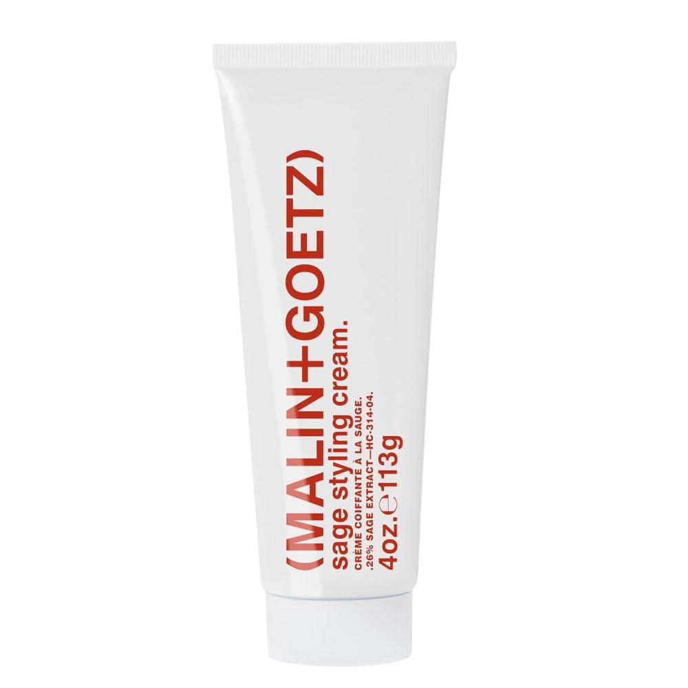 imageMalin  Goetz Sage Styling Cream Anti Frizz Hair Product For All Hair Types ampamp Textures Lightweight Frizz Control ampamp Shine Hair Styling Cream Vegan ampamp Cruelty Free4 Fl Oz Pack of 1