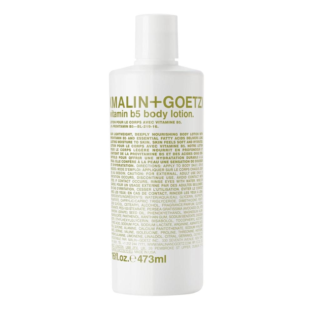 imageMalin  Goetz Vitamin B5 Body Lotion for Women ampamp Men An Everyday Essential To Heal All Skin Types Vegan ampamp CrueltyFree1 Pound Pack of 1