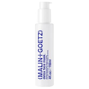 MALIN+GOETZ Detox Face Mask | 5-Minute Oxygenating Gel | Camellia Leaf, Vitamins C & E, Soy & Squalane | Purifies, Brightens, Hydrates | Vegetarian, Cruelty-Free | Allure Beauty Award Winner (4 Fl Oz)