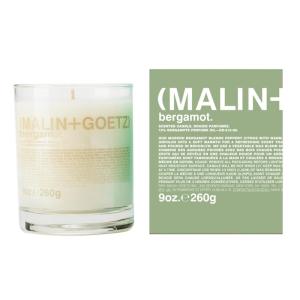 Malin+Goetz Highly Scented, Long Lasting, Slow Burn, All Natural, Hand Poured, Luxury Wax Blend, Aromatic Candles and Gift Set, 60 Hours, 9oz(Bergamot)