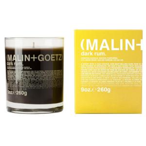Malin+Goetz Highly Scented, Long Lasting, Slow Burn, All Natural, Hand Poured, Luxury Wax Blend, Aromatic Candles and Gift Set, 60 Hours, 9oz(Dark Rum)