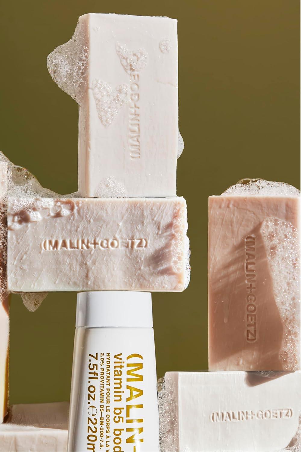 imageMALINGOETZ Vitamin B5 Hydrating Bar Rum TripleMilled Skincare Bar with Vitamin B5 Hyaluronic Acid Amino Acids Shea Butter Cleanses Hydrates Skin Rum Scent Vegan CrueltyFree 5 ozRum