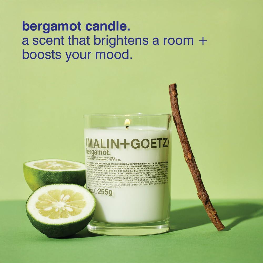 imageMALINGOETZ Bergamot HandBody Wash Vitamin B5 Hand Treatment Scented Candle the bright side