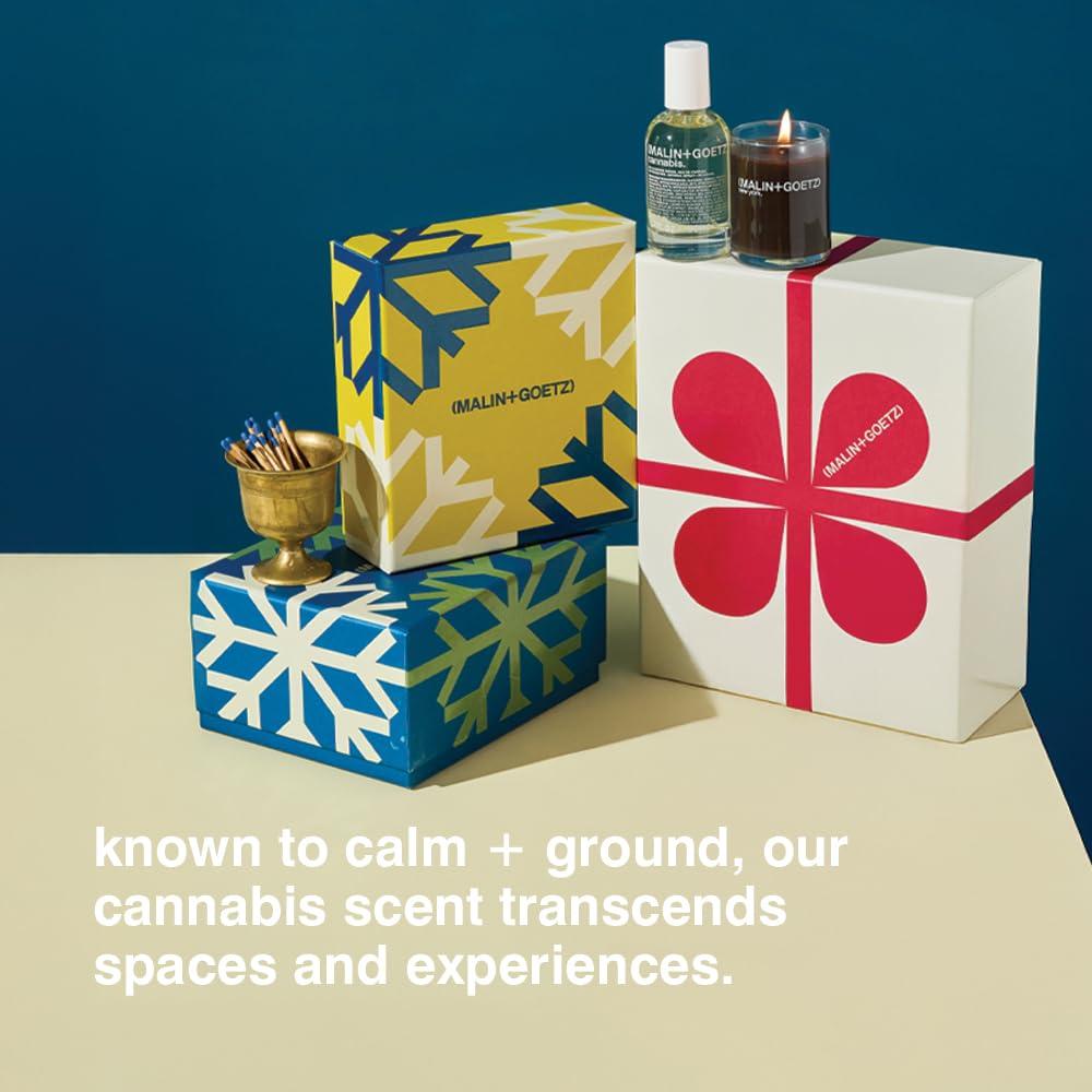 imageMALINGOETZ Cannabis Eau de Parfum Candle Set Luxury Fragrance Vegan CrueltyFree its high time cannabis