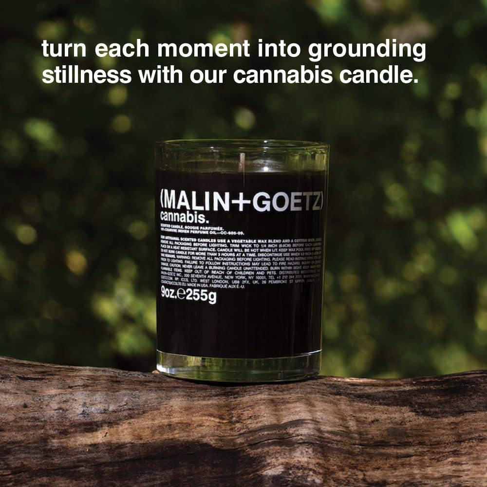 imageMALINGOETZ Cannabis Eau de Parfum Candle Set Luxury Fragrance Vegan CrueltyFree its high time cannabis