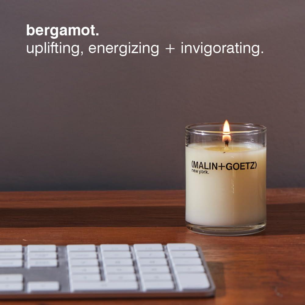 imageMalinGoetz Scented Candle Set HandPoured Soy Wax with Unique Fragrance Blends CleanBurning Vegan ampamp CrueltyFree Bergamot Strawberry Rum ampamp Leather Scent The Mood Votive Set