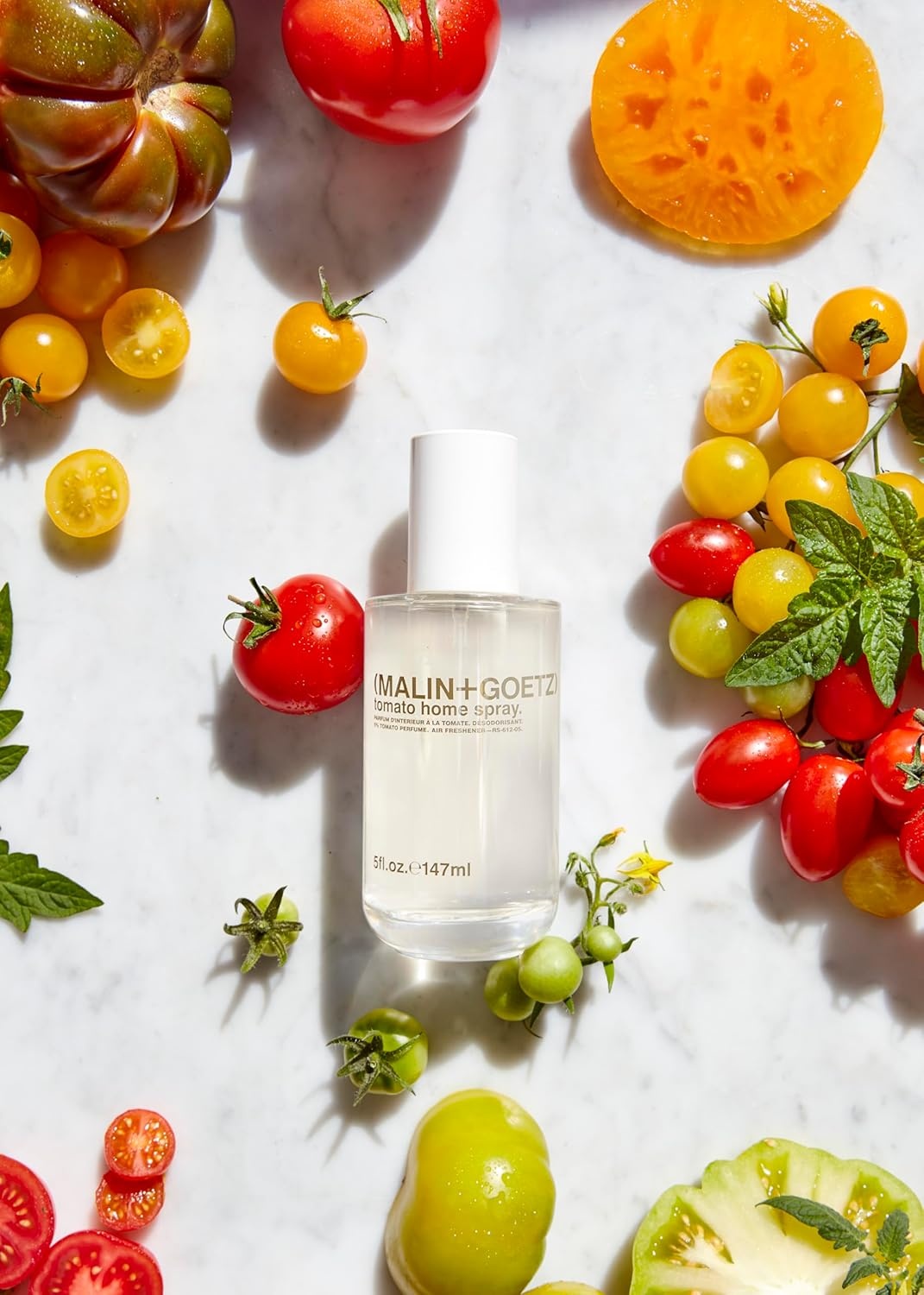 image:imageMALINGOETZ Home Spray 5 Oz AlcoholFree Odor Absorber Natural Ingredients Use in Any Space Including Bathroom Kitchen and Living Room Air FreshenerTomato