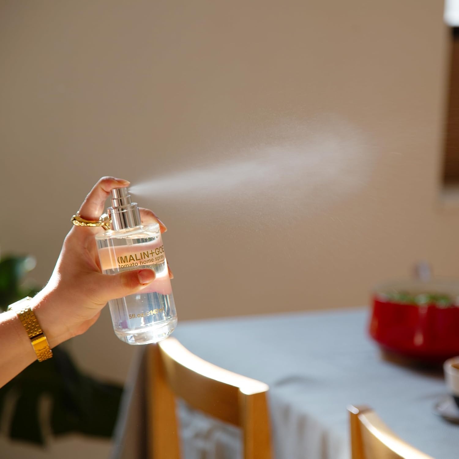 image:imageMALINGOETZ Home Spray 5 Oz AlcoholFree Odor Absorber Natural Ingredients Use in Any Space Including Bathroom Kitchen and Living Room Air FreshenerTomato